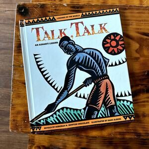 Vintage 1993 Talk, Talk An Ashanti Legend Akan Hardcover Book